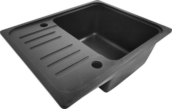 Aquamarin Wasbak - Graniet - Afdruipoppervlak - 32x19x39 cm, Huis en Inrichting, Overige Huis en Inrichting, Nieuw, Verzenden