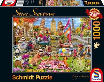 Hondenwaanzin Puzzel (1000 stukjes) | Schmidt - Puzzels