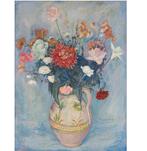 Jan van Herwijnen (1889-1965) - Still life with flowers in, Antiek en Kunst, Kunst | Schilderijen | Klassiek