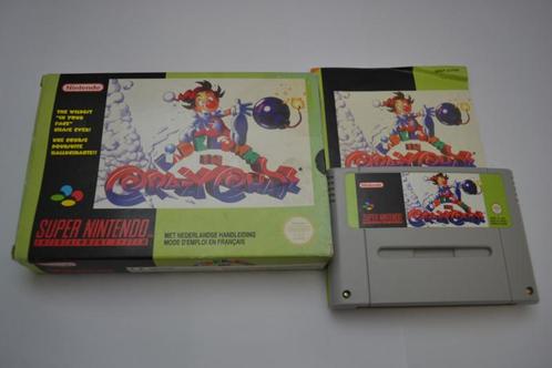 Kid Clown in Crazy Chase (SNES FAH CIB), Spelcomputers en Games, Games | Nintendo Super NES, Zo goed als nieuw, Verzenden