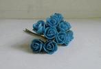 Mini Foam Roos Blauw Azuro 2 cm Bundel, Ophalen of Verzenden, Nieuw