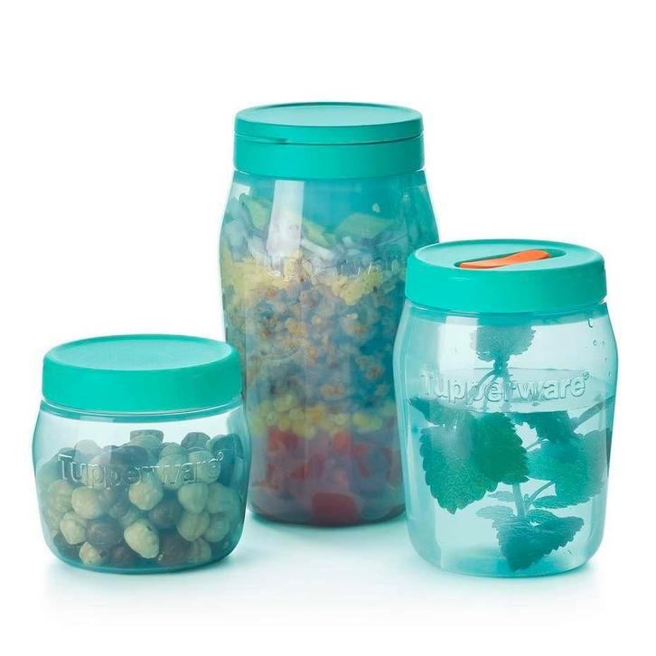 Tupperware Set Universal Jars, Huis en Inrichting, Keuken | Tupperware, Groen, Nieuw, Ophalen of Verzenden