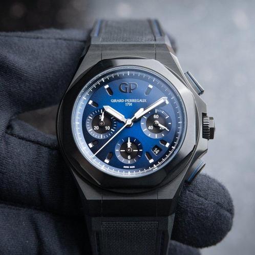 Girard-Perregaux - Laureato Absolute Chronograph Titanium, Sieraden, Tassen en Uiterlijk, Horloges | Heren