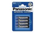 Panasonic AAA  General Purpose Battterij | 4 stuks, Verzenden, Nieuw in verpakking