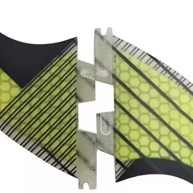 Surfboard vinnen set 3 stuks honeycomb tri fin, Watersport en Boten, Windsurfen, Nieuw, Verzenden