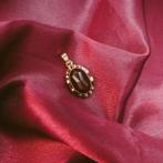 Gouden hanger met carneool (Hanger of bedel), Ophalen of Verzenden, Gebruikt, Goud, Overige merken