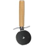 Benson Pizzasnijder - RVS wiel - Houten handvat - Duimbes..., Ophalen of Verzenden, Nieuw
