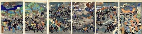 Mri shimayama kangun daishri no zu  (Loyalist, Antiek en Kunst, Antiek | Overige Antiek