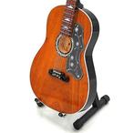 Miniatuur Gibson SJ-200 gitaar met gratis standaard, Ophalen of Verzenden, Nieuw, Pop, Beeldje of Miniatuur