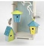 Mini vogelhuisjes 7 cm 6 stuks, Ophalen of Verzenden, Nieuw