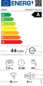 Nieuw wasmachine 7 kg energie A  5 jaar jaar garantie, Witgoed en Apparatuur, Vaatwasmachines, Nieuw, Vrijstaand, Energieklasse A of zuiniger