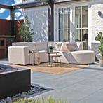 *WOONWINKEL* Tuin Hoekbank All-weather Stof Met Ronde Hocker, Verzenden, Nieuw