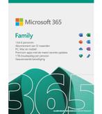 Microsoft 365 Family - 1 jaar abonnement, Nieuw, OneNote, MacOS, Verzenden