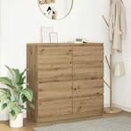 vidaXL Dressoir 100x35x99 cm bewerkt hout artisanaal, Verzenden, Nieuw, Overige houtsoorten