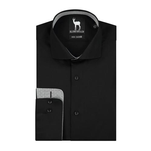 GENTS - Blumfontain NOS zwart - XL 43/44, Kleding | Heren, Overhemden, Verzenden