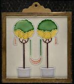 Jugendstil Tegel - Meißner Ofen,- und Porzellanfabrik - Art, Antiek en Kunst