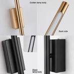 Lineaire LED wandlamp up down zwart of goud, Huis en Inrichting, Lampen | Wandlampen, Verzenden, Nieuw