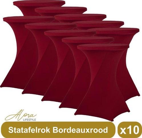 Statafelrok bordeauxrood 80 cm per 10 (Diverse artikelen), Kinderen en Baby's, Speelgoed | Actiefiguren, Nieuw, Ophalen of Verzenden