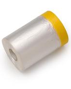 Masking tape Beige met folie - 55 cm * 33 mtr (Tape - Folie), Doe-het-zelf en Verbouw, Schildersmaterialen, Ophalen of Verzenden