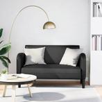 vidaXL Loveseat bank 110 cm kunstleer zwart, Huis en Inrichting, Verzenden, Nieuw, Leer