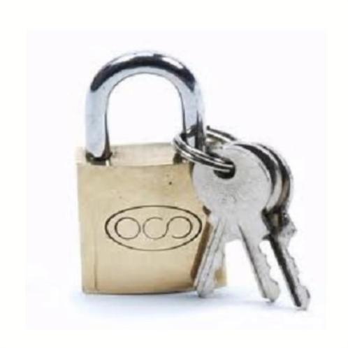 Goedkoop hangslot 20 mm (3 sleutels), Fietsen en Brommers, Fietsaccessoires | Fietssloten, Nieuw, Verzenden
