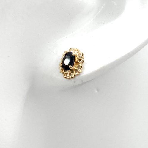Zonder Minimumprijs - Oorbellen - 9 kt. Geel goud - 0.70ct., Sieraden, Tassen en Uiterlijk, Oorbellen