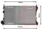 RADIATOR VOOR FIAT CROMA 194 2005-2007 1300246, Auto-onderdelen, Airco en Verwarming, Ophalen of Verzenden, Nieuw