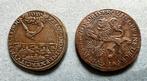 Spaans Nederland. 1592 – 2 Jeton / Rekenpenningen Spaans
