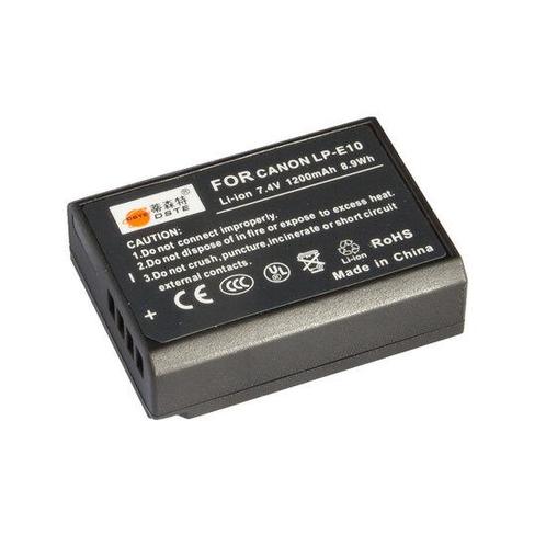 CP-E10 Accu Canon cameras - 1200 mAh Li-Ion Batterij, Audio, Tv en Foto, Fotografie | Accu's en Batterijen, Nieuw, Ophalen of Verzenden
