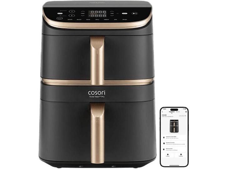 Cosori -  Turbo Tower Pro Heteluchtfriteuse  - Zwart, Witgoed en Apparatuur, Airfryers, Airfryer, Nieuw, Verzenden