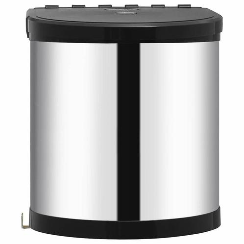 Inbouw Vuilnisbak 12L RVS - Retourdeal - Keuken Upgrade!..., Huis en Inrichting, Woonaccessoires | Prullenbakken, Minder dan 50 cm