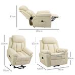TRUUSK Fauteuil Met Opsta-hulp, Elektrische Relaxfauteuil, K, Verzenden, Nieuw