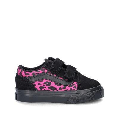 Vans Old Skool Leo klittenbandschoenen in het Zwart, Kleding | Dames, Schoenen, Instappers, Zwart, Nieuw, Verzenden