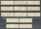 Italiaans Eritrea 1917 - Postpakketten, serie van 13, Postzegels en Munten, Gestempeld