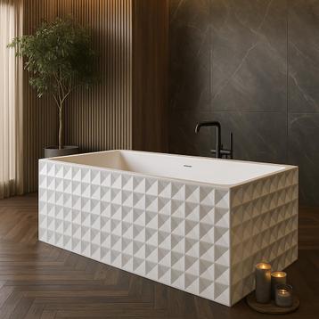 Vrijstaand Ligbad Indus 170 x 78 x 58 cm - Hoogglans wit beschikbaar voor biedingen