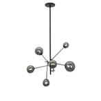 Design hanglamp grijs, Kaily, Huis en Inrichting, Lampen | Hanglampen, Design, Nieuw, Ophalen of Verzenden, Glas