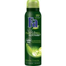 Fa Deodorant Spray Natural & Power Witte Druiven 200ml, Huis en Inrichting, Schoonmaakartikelen, Verzenden
