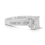 Zonder Minimumprijs - Ring - 18 karaat Witgoud - 1.20ct. tw., Nieuw