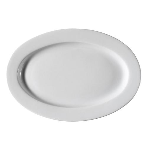 GGM Gastro | (24 stuks) PERA Wit - Bord - ovaal - Lengte: |, Huis en Inrichting, Keuken | Servies, Effen, Nieuw, Bord(en), Verzenden