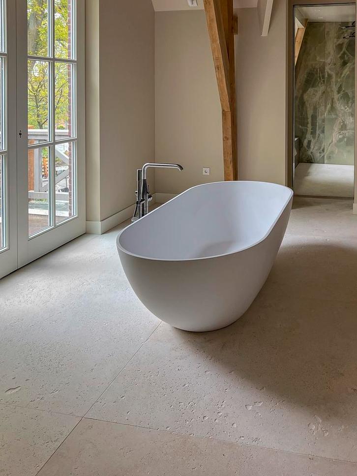 Travertin gezandstraald- sandblasted travertine -Natuursteen, Doe-het-zelf en Verbouw, Vloerdelen en Plavuizen, Nieuw