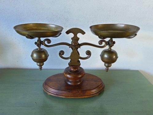 Weegschaal - Hout, Koper, Antiek en Kunst, Curiosa en Brocante
