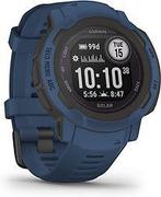 Garmin Instinct 2 45 mm blauw met een blauw siliconen, Verzenden, Gebruikt