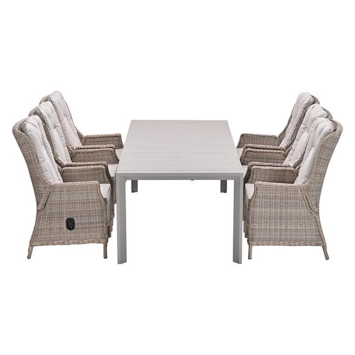 Garden Impressions Marbella verstelbare tuinset 7-delig, Tuin en Terras, Tuinsets en Loungesets, Verzenden