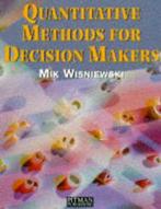 Quantitative methods for decision makers by Mik Wisniewski, Boeken, Taal | Engels, Gelezen, Mik Wisniewski, Verzenden