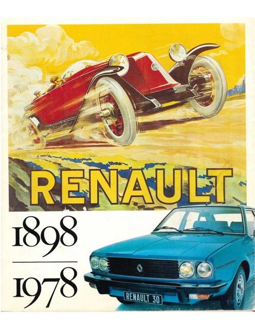 1978 RENAULT PROGRAMMA BROCHURE FRANS, Boeken, Auto's | Folders en Tijdschriften, Renault