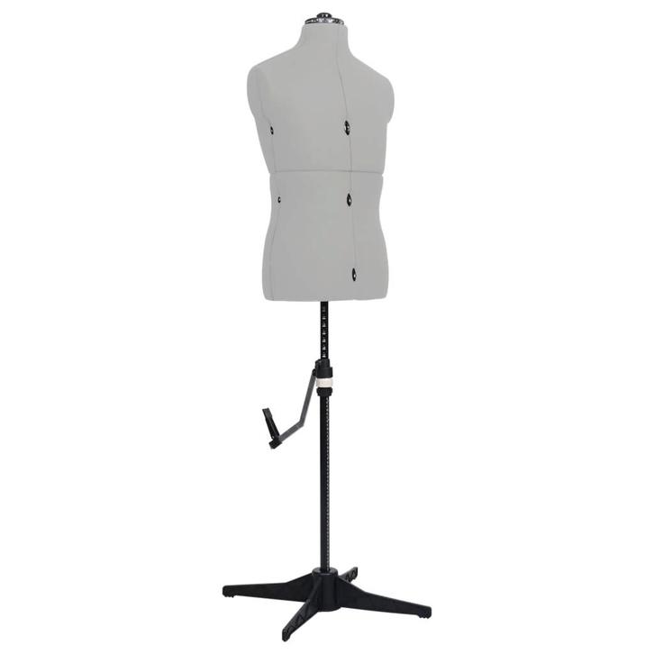 vidaXL Paspop verstelbaar man maat 37-45 grijs, Kleding | Dames, Kledinghangers, Nieuw, Verzenden