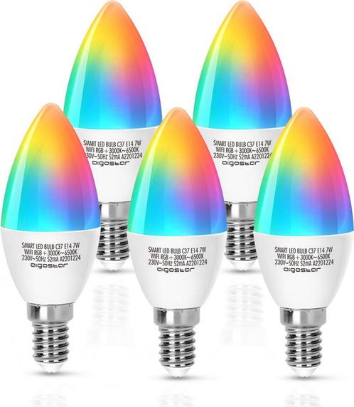 Aigostar Smart LED Bulb RFK - E14 C37 Smart lamp - 7W - RGB+, Huis en Inrichting, Lampen | Overige, Nieuw, Verzenden