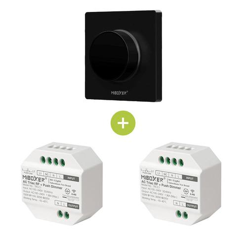 Bundelpakket | 2x Triac draadloze dimmer | 100-240V, Doe-het-zelf en Verbouw, Elektra en Kabels, Nieuw, Ophalen of Verzenden
