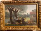 Mario Moretti Foggia (1882-1954) - Il bucato a Castelletto, Antiek en Kunst