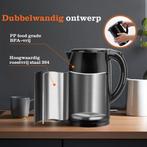 Taylor Swoden - Waterkoker Dubbelwandig 2200W - 1,5 Liter -, Verzenden, Nieuw